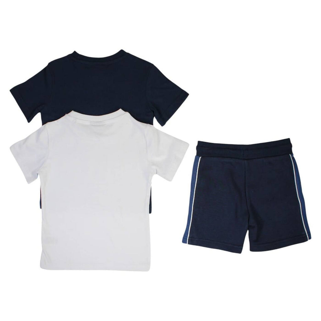 Pack De 2 T-Shirts Et Short Ellesse Garcon - Blanc/Marine