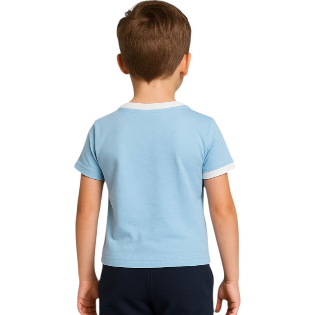 Pack de 2 Camisetas y Pantalones de Chándal Ellesse Niño Azul Marino/Azul