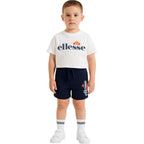 Ellesse 3-Piece T-Shirt, Shorts and Bag Set - White