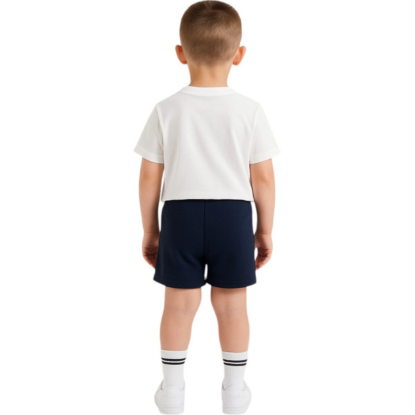 Ellesse 3-Piece T-Shirt, Shorts and Bag Set - White