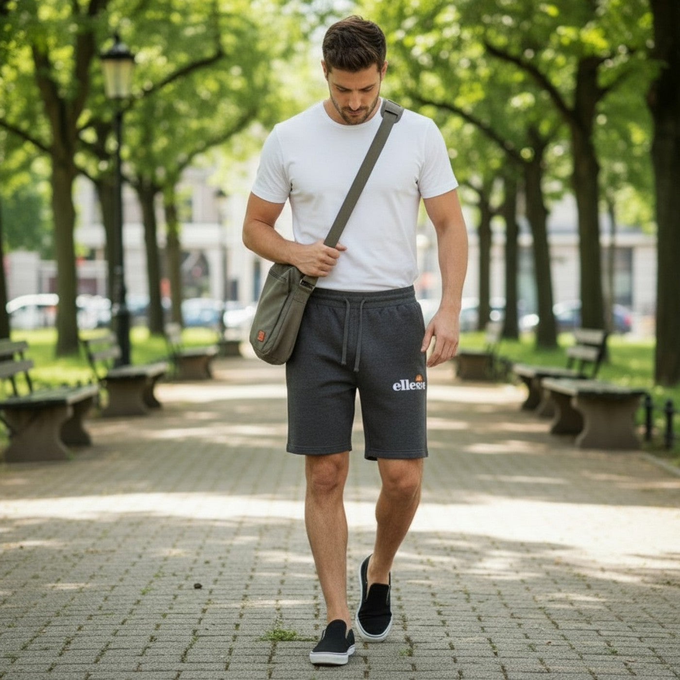 Bermuda Ellesse Homme Du S Au Xxl - Gris Fonce