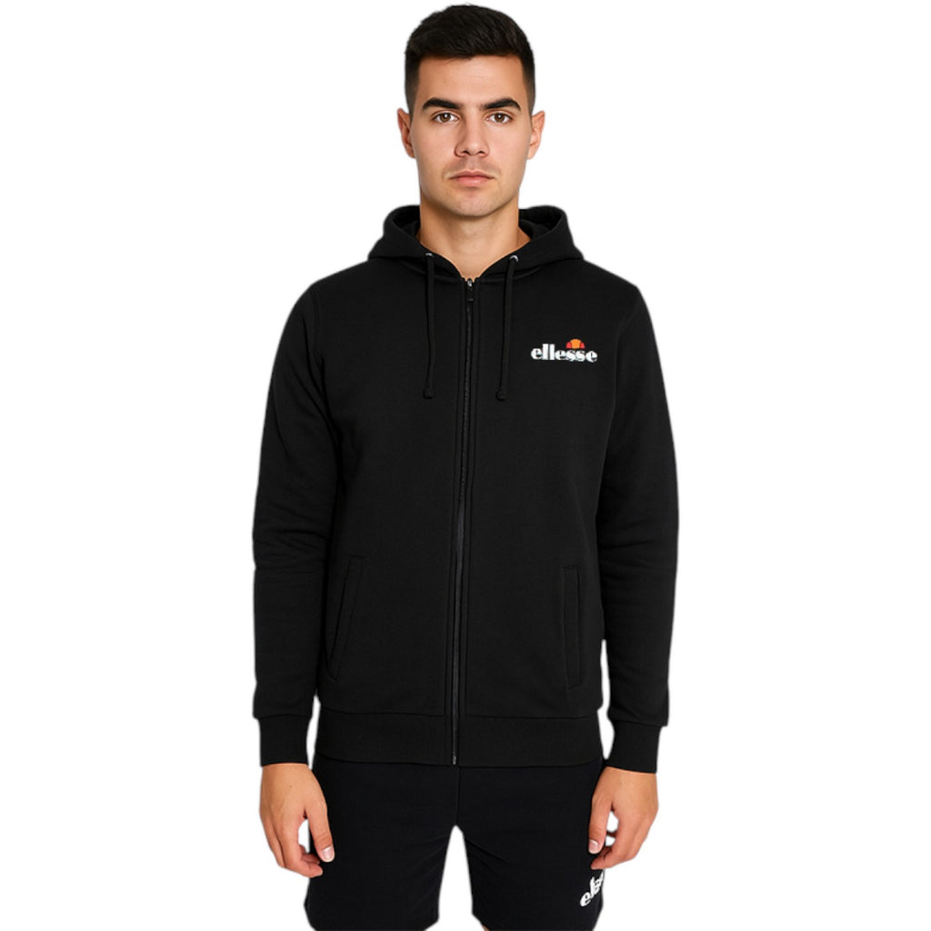 Ellesse Men's Hooded Jacket S to Xxl - Black