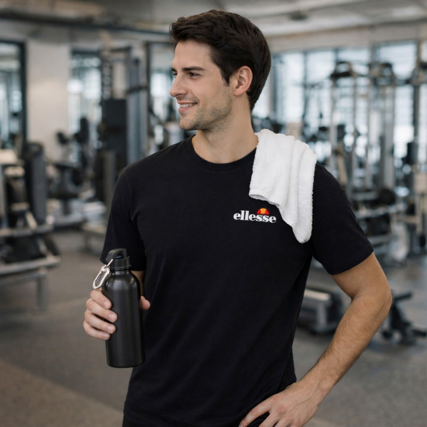 T-Shirt Manches Courtes Ellesse Homme - Noir