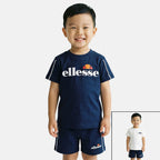 Pack of 2 Ellesse Boys' T-Shirts and Shorts - Navy/White