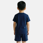 Pack of 2 Ellesse Boys' T-Shirts and Shorts - Navy/White