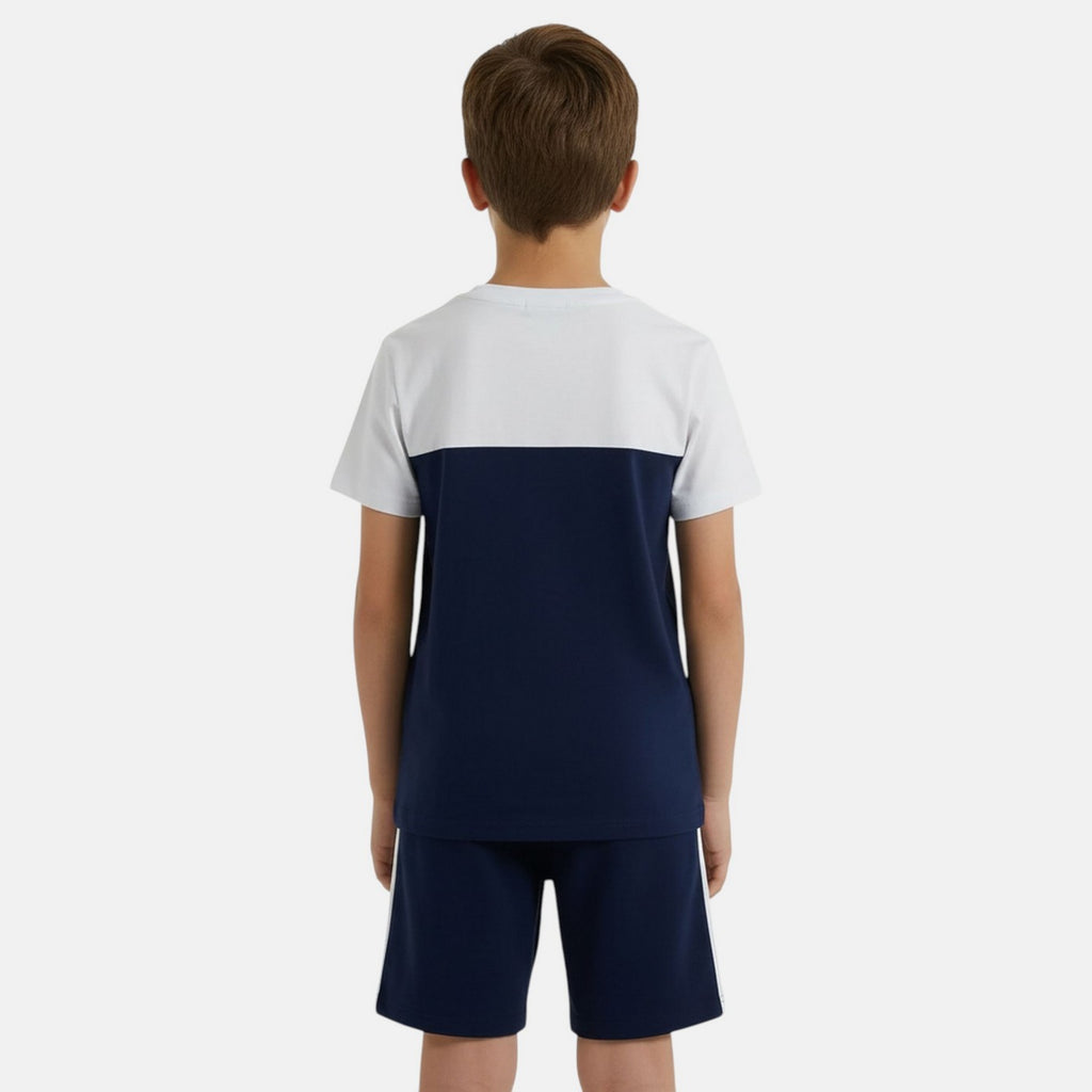Pack of 2 Ellesse Boys' T-Shirts and Shorts - Navy