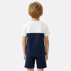 Pack de 2 Camisetas y Shorts Ellesse Niño Azul Marino