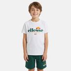 Pack de 2 Camisetas y Pantalones Cortos Ellesse Niño Blanco/Verde