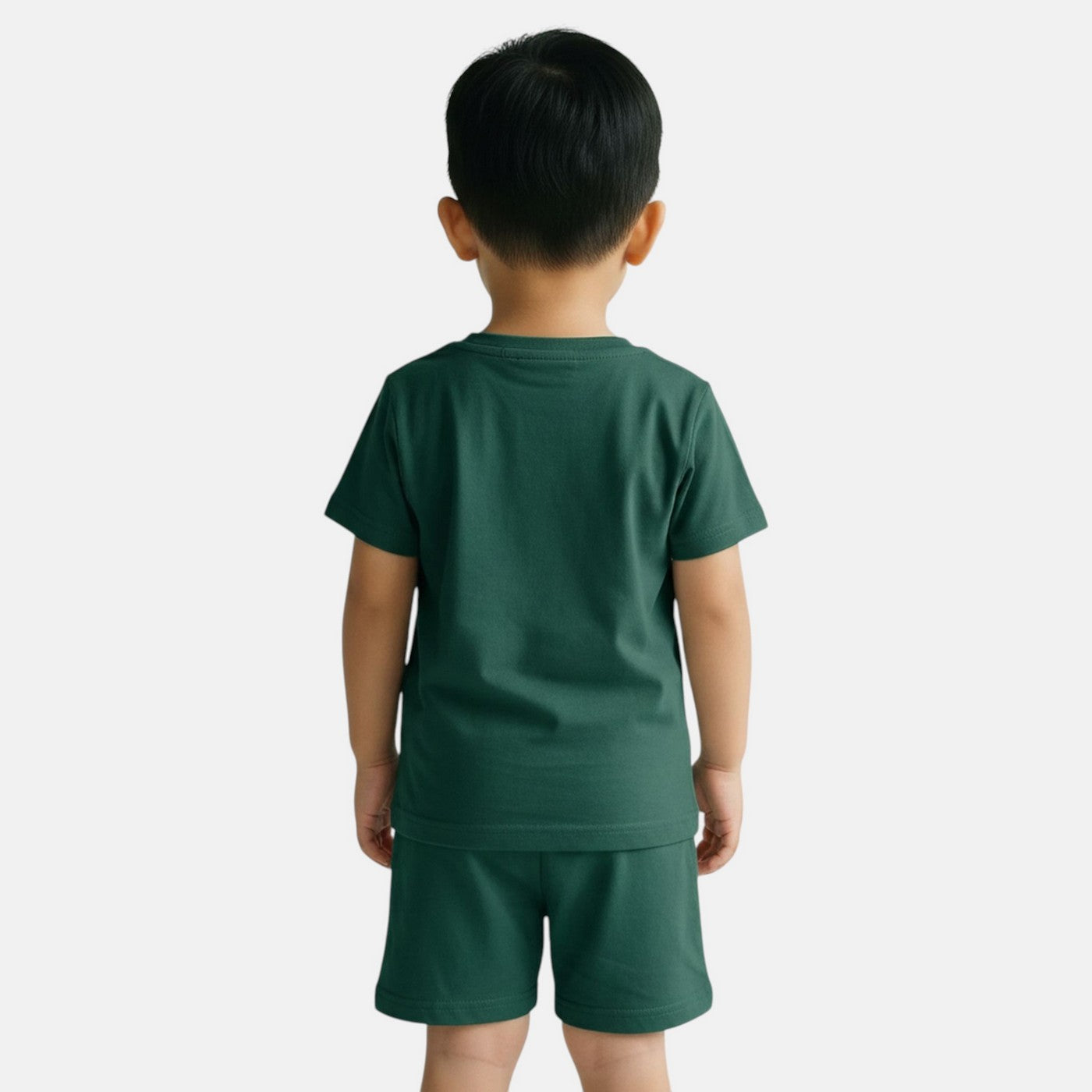 Pack de 2 Camisetas y Pantalones Cortos Ellesse Niño Blanco/Verde