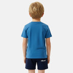 Pack of 2 Ellesse Boys' T-Shirts and Shorts - White/Navy