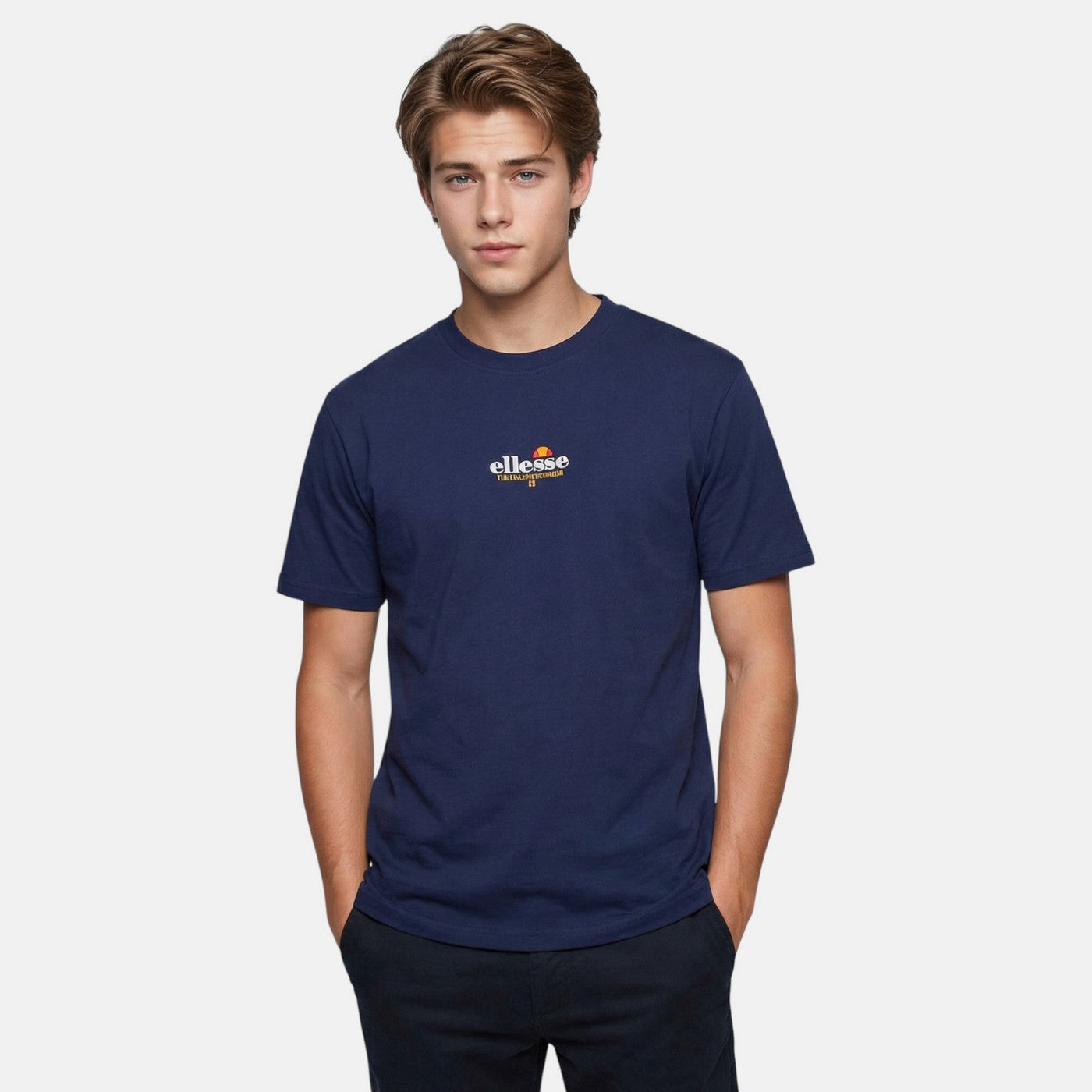 T-Shirt Manches Courtes Ellesse Homme - Marine