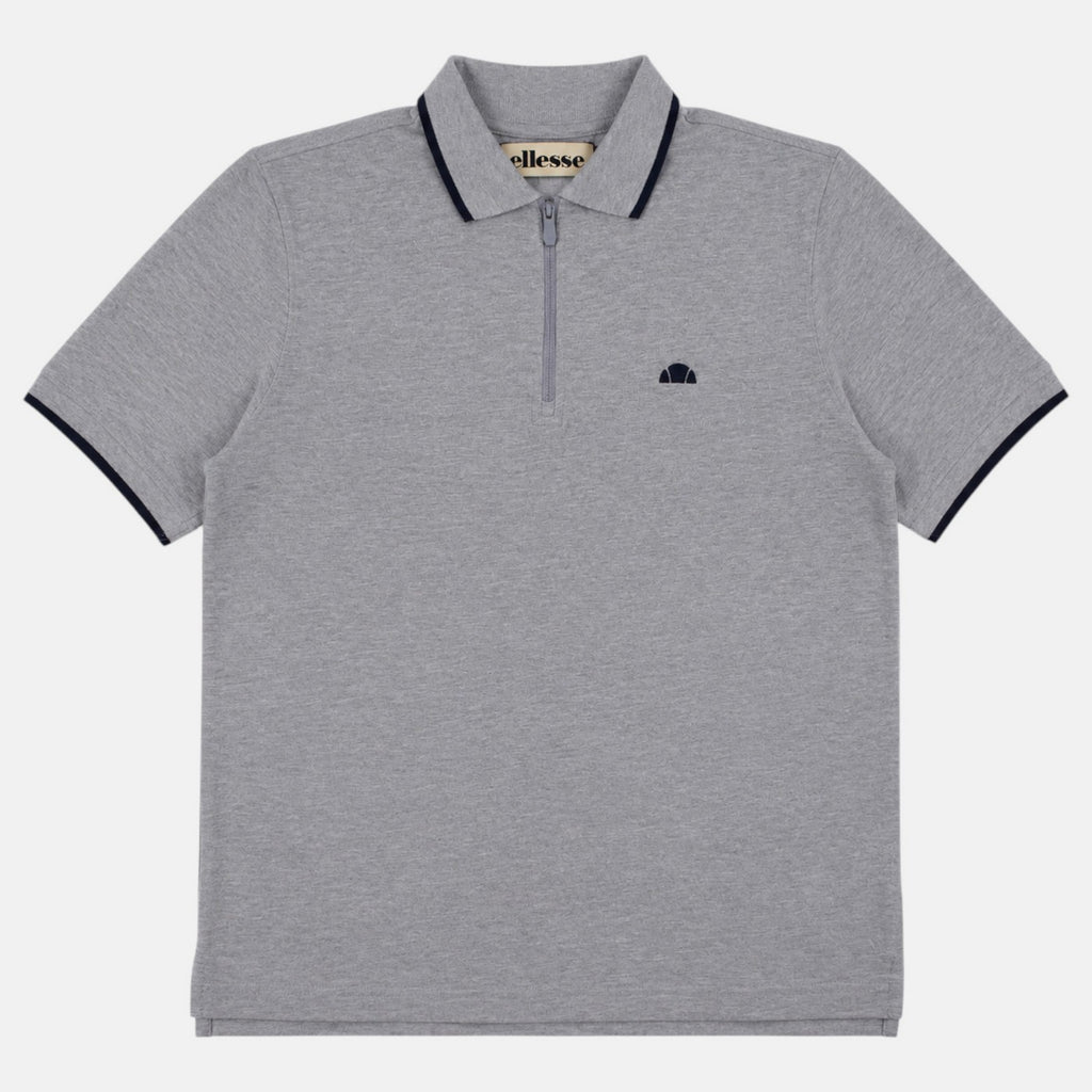 Ellesse Men's Short Sleeve Polo Shirt - Gray
