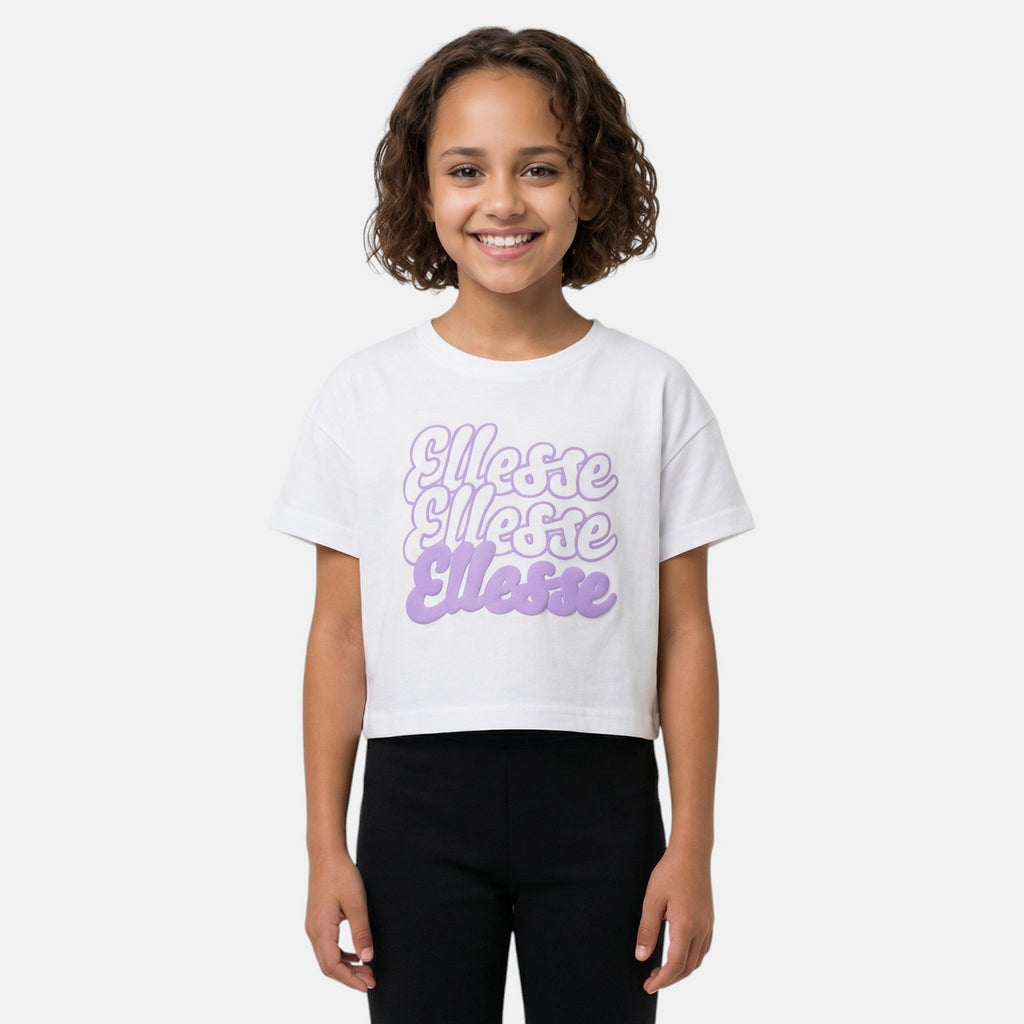Camiseta de manga corta Ellesse Niña - Blanco