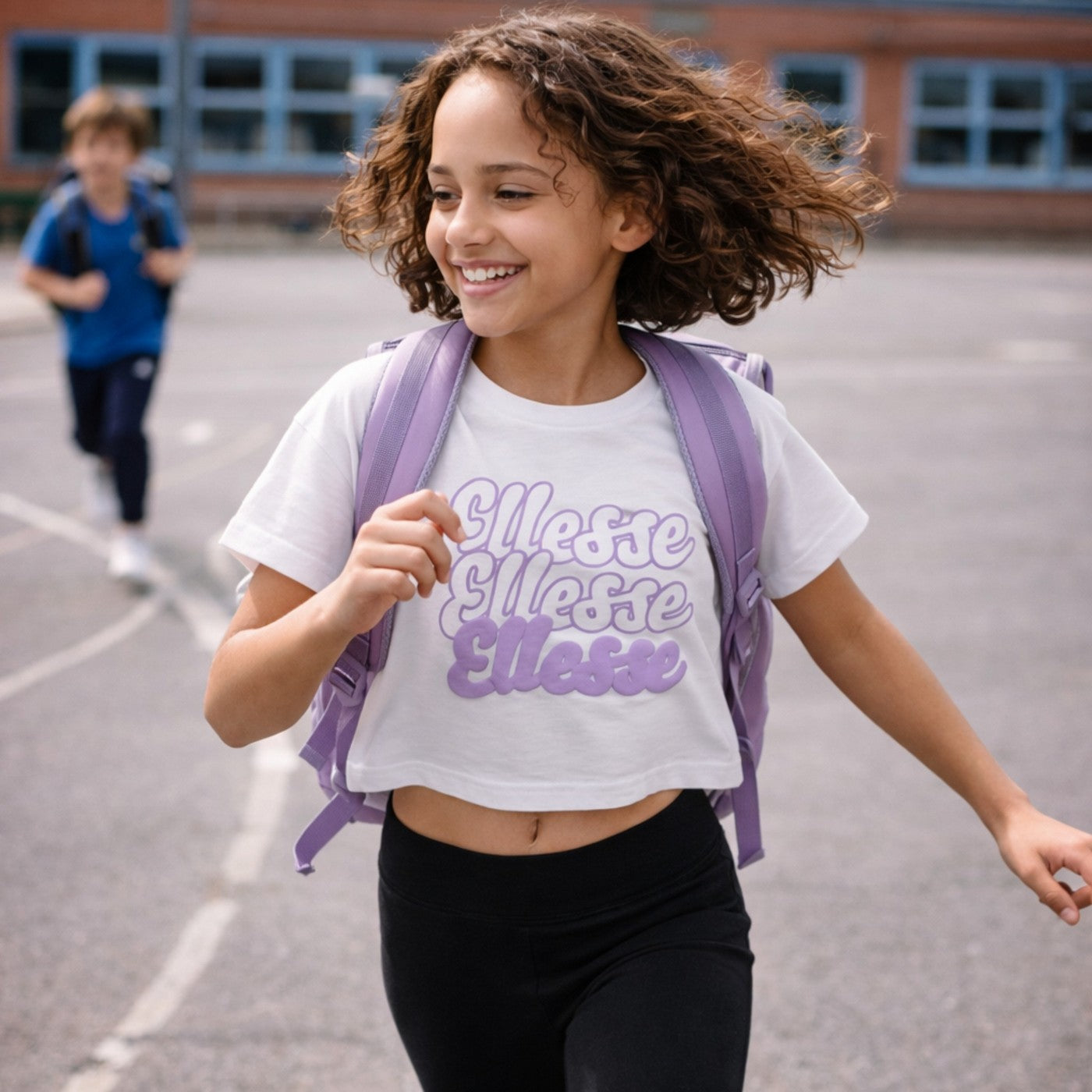 Camiseta de manga corta Ellesse Niña - Blanco