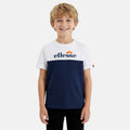 T-Shirt Manches Courtes Ellesse Garcon - Blanc