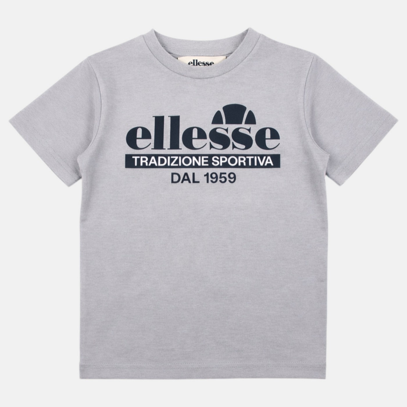T-Shirt Manches Courtes Ellesse Garcon - Gris