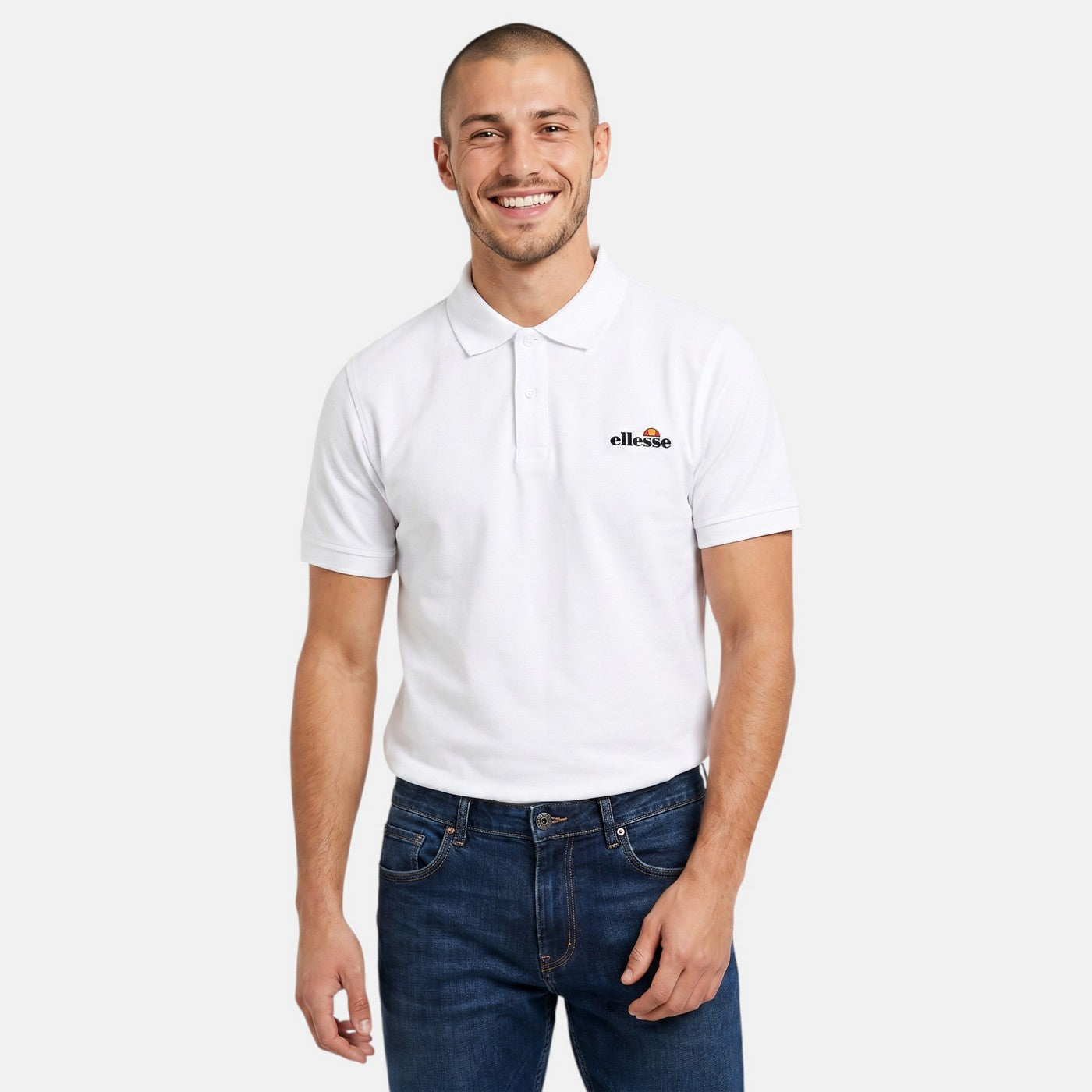 Polo de manga corta Ellesse Hombre - Blanco