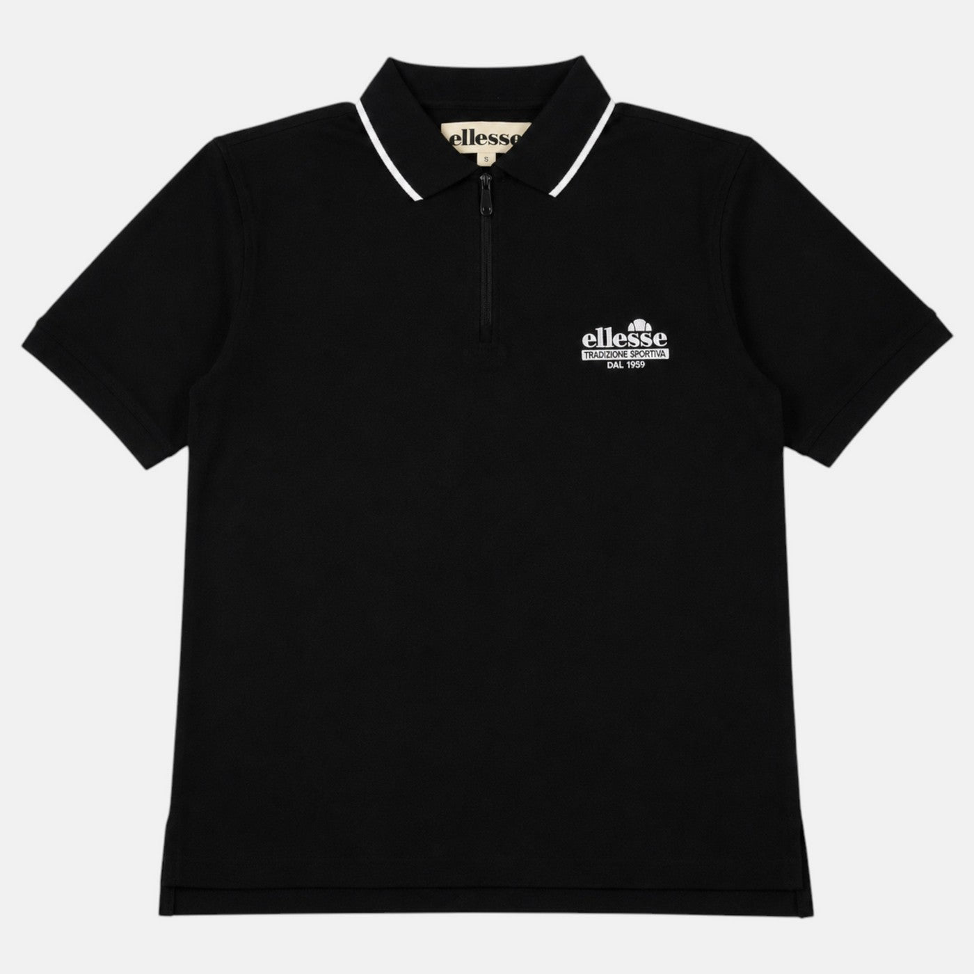 Ellesse Men's Short Sleeve Polo Shirt - Black