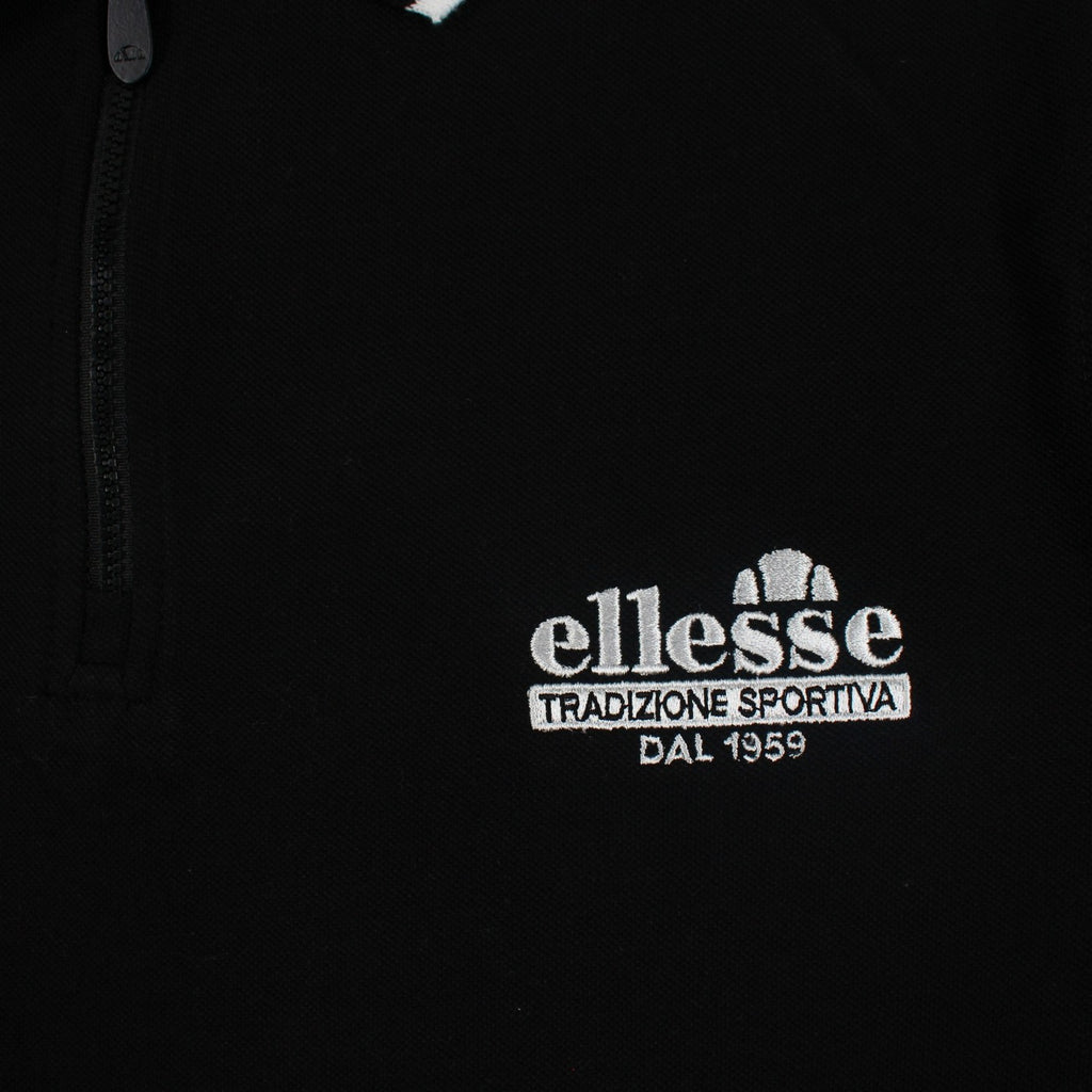 Ellesse Men's Short Sleeve Polo Shirt - Black