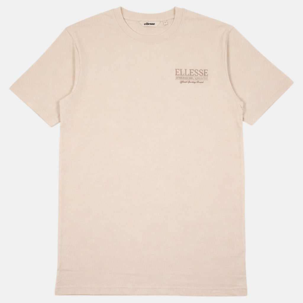 T-Shirt Manches Courtes Ellesse Homme - Beige