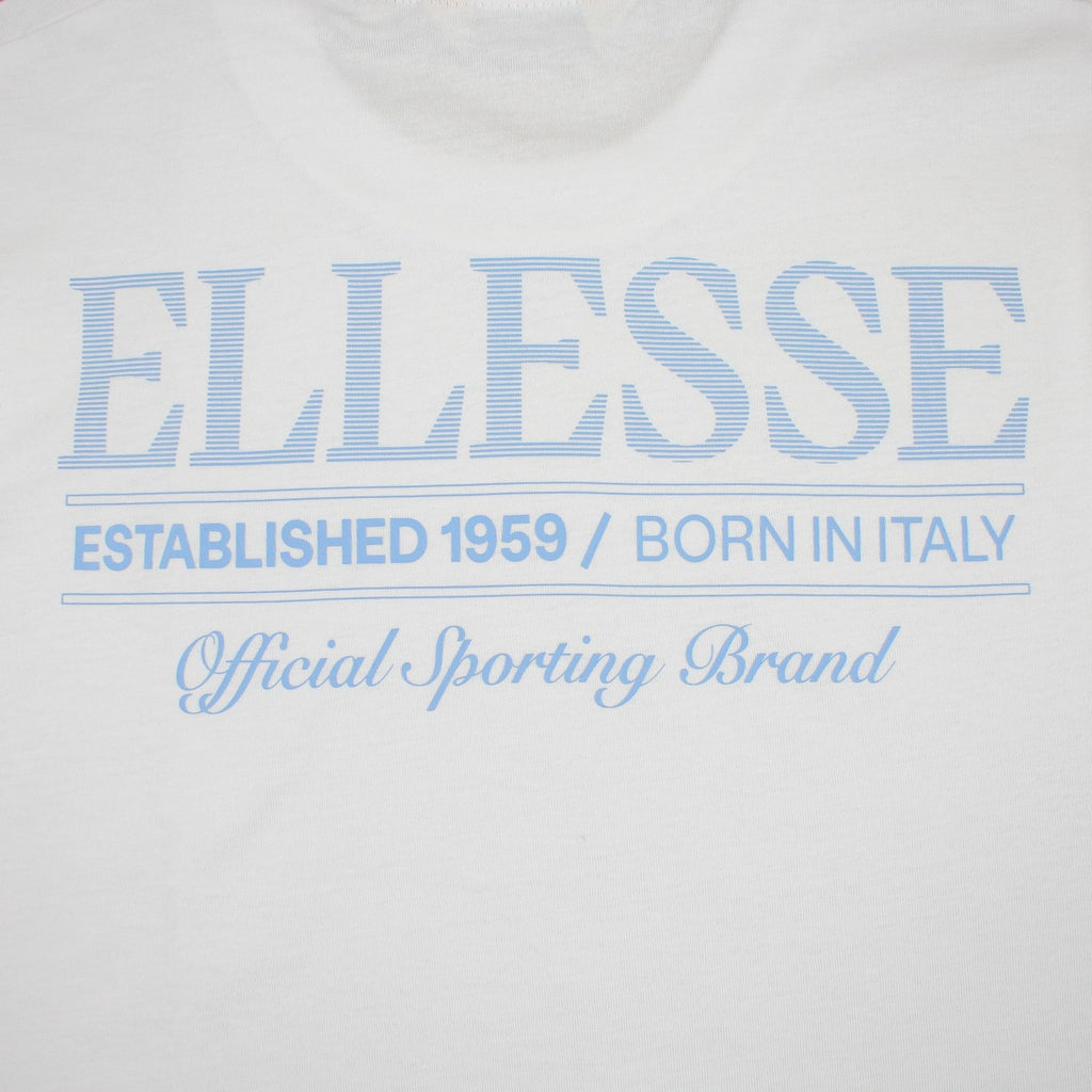 Ellesse Men's Short Sleeve T-Shirt - White