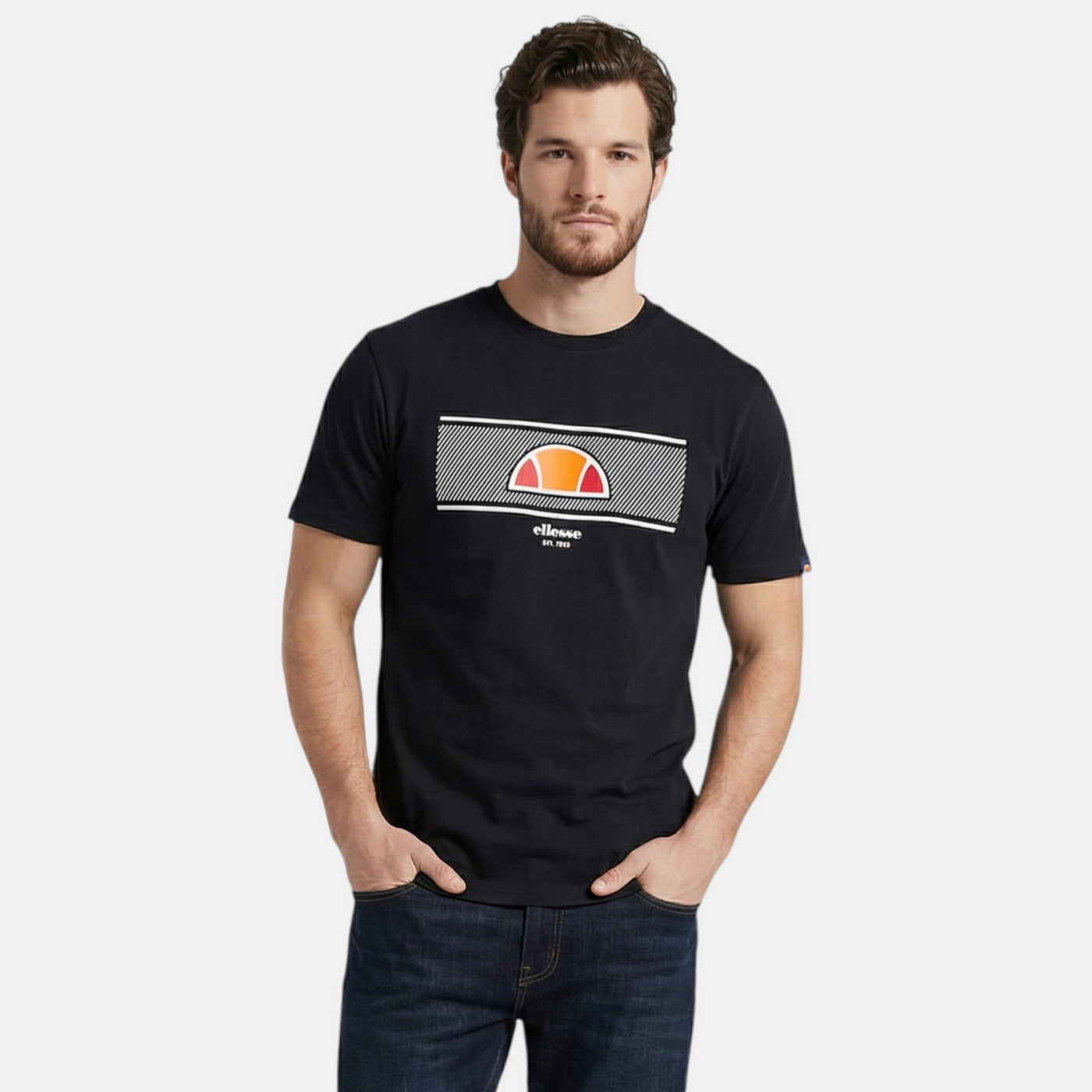 Camiseta de manga corta Ellesse Hombre - Negro