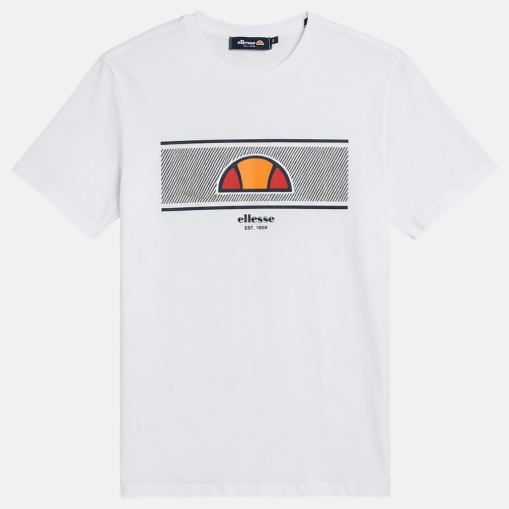 T-Shirt Manches Courtes Ellesse Homme - Blanc