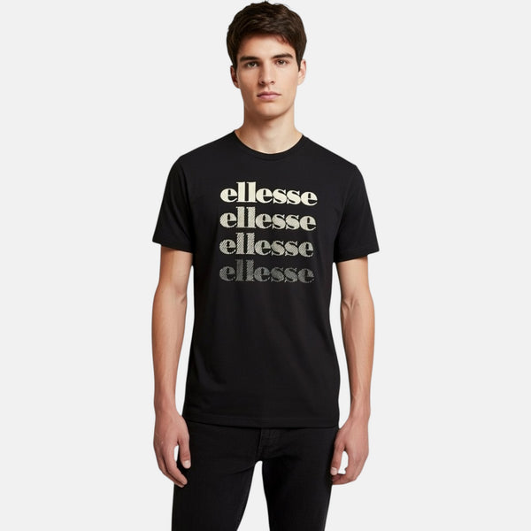 T-Shirt Manches Courtes Ellesse Homme - Noir