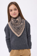 Bandana Ski pequeño - Beige crema - Niño