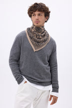 Small Ski Bandana - Beige Cream - Men