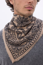 Small Ski Bandana - Beige Cream - Men