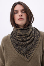 Petit Bandana Ski - Khaki Chine - Femme