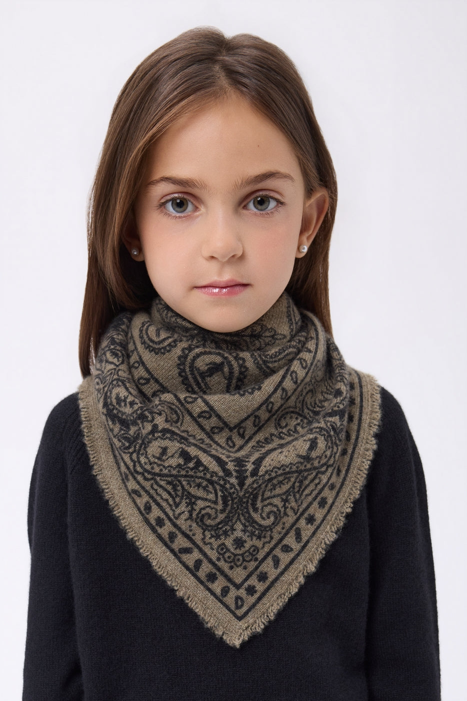 Bandana Ski pequeño - Caqui jaspeado - Niño