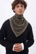 Petit Bandana Ski - Khaki Chine - Homme