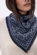 Petit Bandana Ski - Bleu Marine - Femme