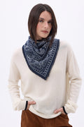 Petit Bandana Ski - Bleu Marine - Femme
