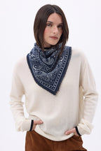Petit Bandana Ski - Bleu Marine - Femme