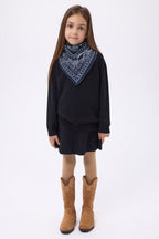 Small Ski Bandana - Navy Blue - Kids