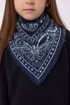 Small Ski Bandana - Navy Blue - Kids