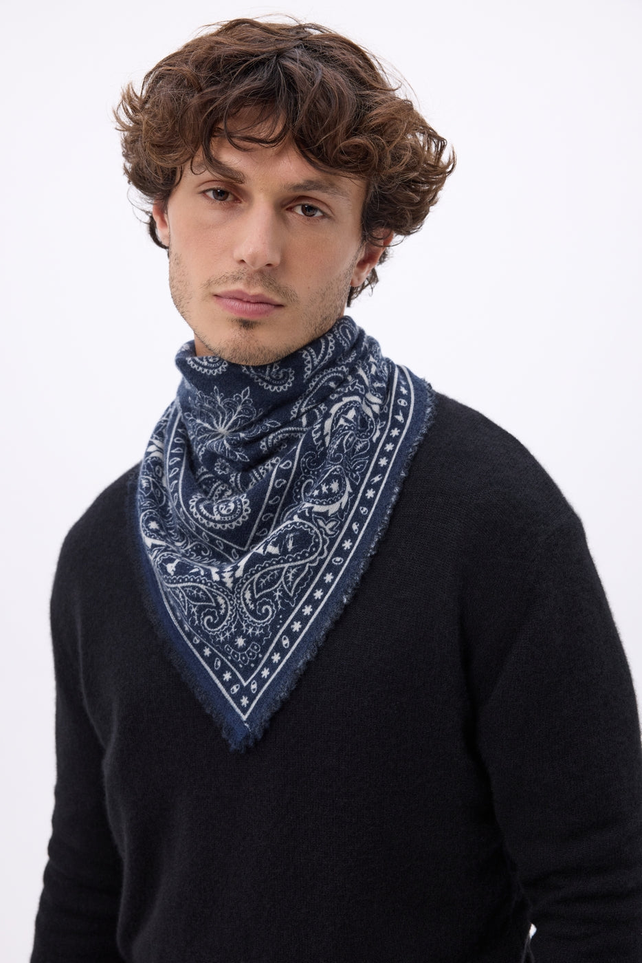 Bandana pequeño Ski - Azul marino - Hombre