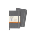 Cuaderno clásico Pocket 9X14 - Páginas rayadas - Gris pizarra