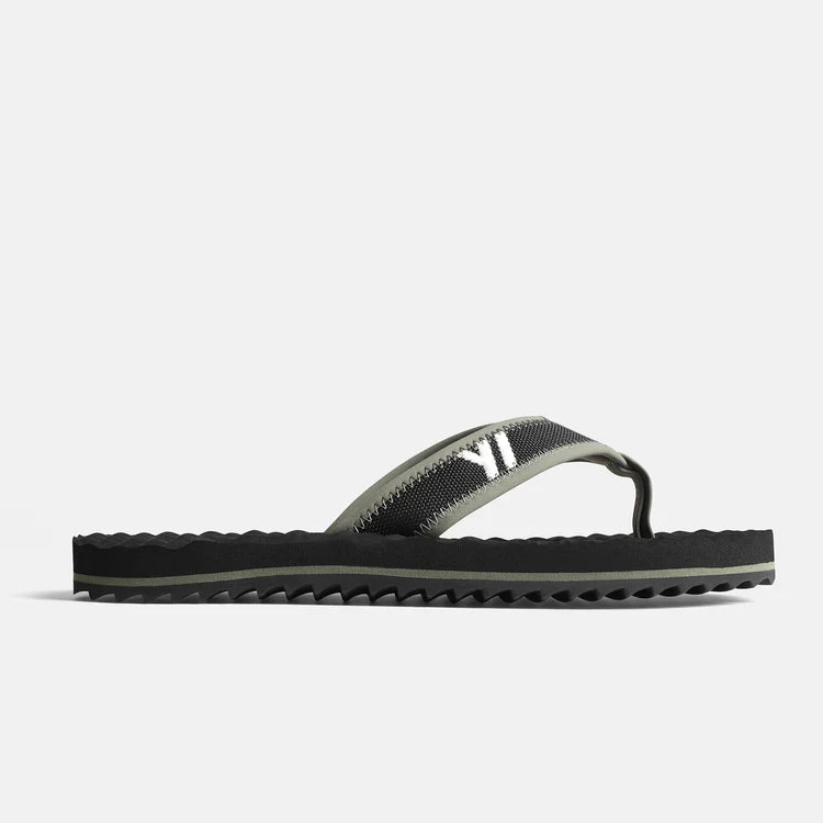 Children's Flip Flops - Black/Grey - Men