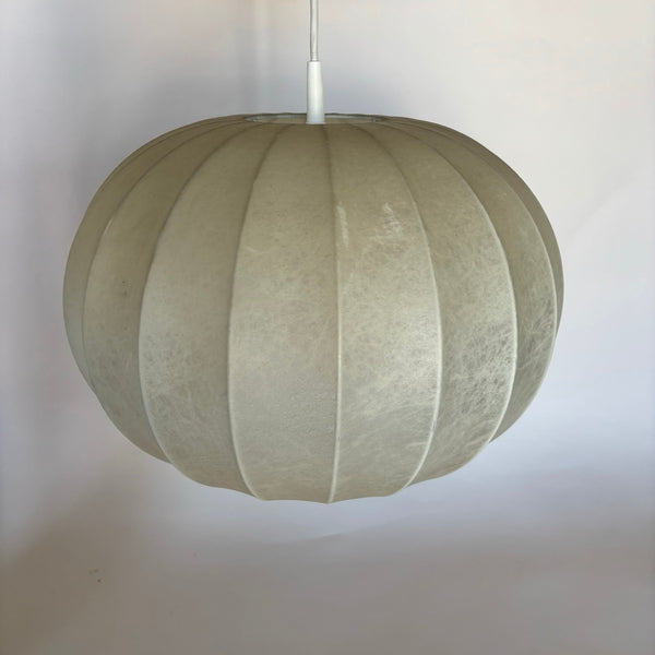 Cocoon Pendant Light, Castiglioni Style, Italy, Circa 1960