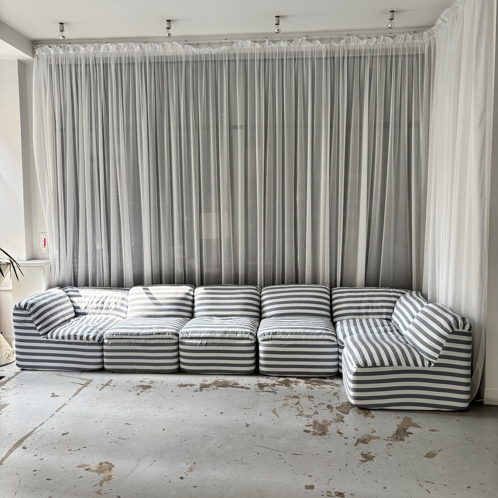 Sofá modular a rayas