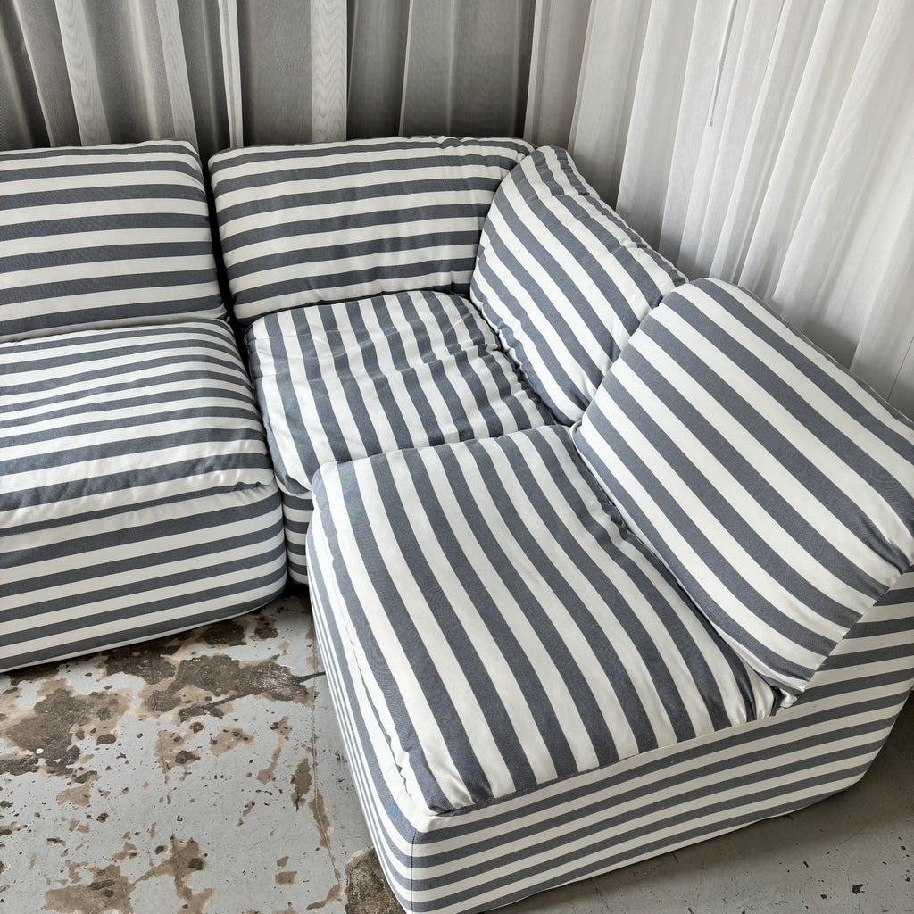 Sofá modular a rayas