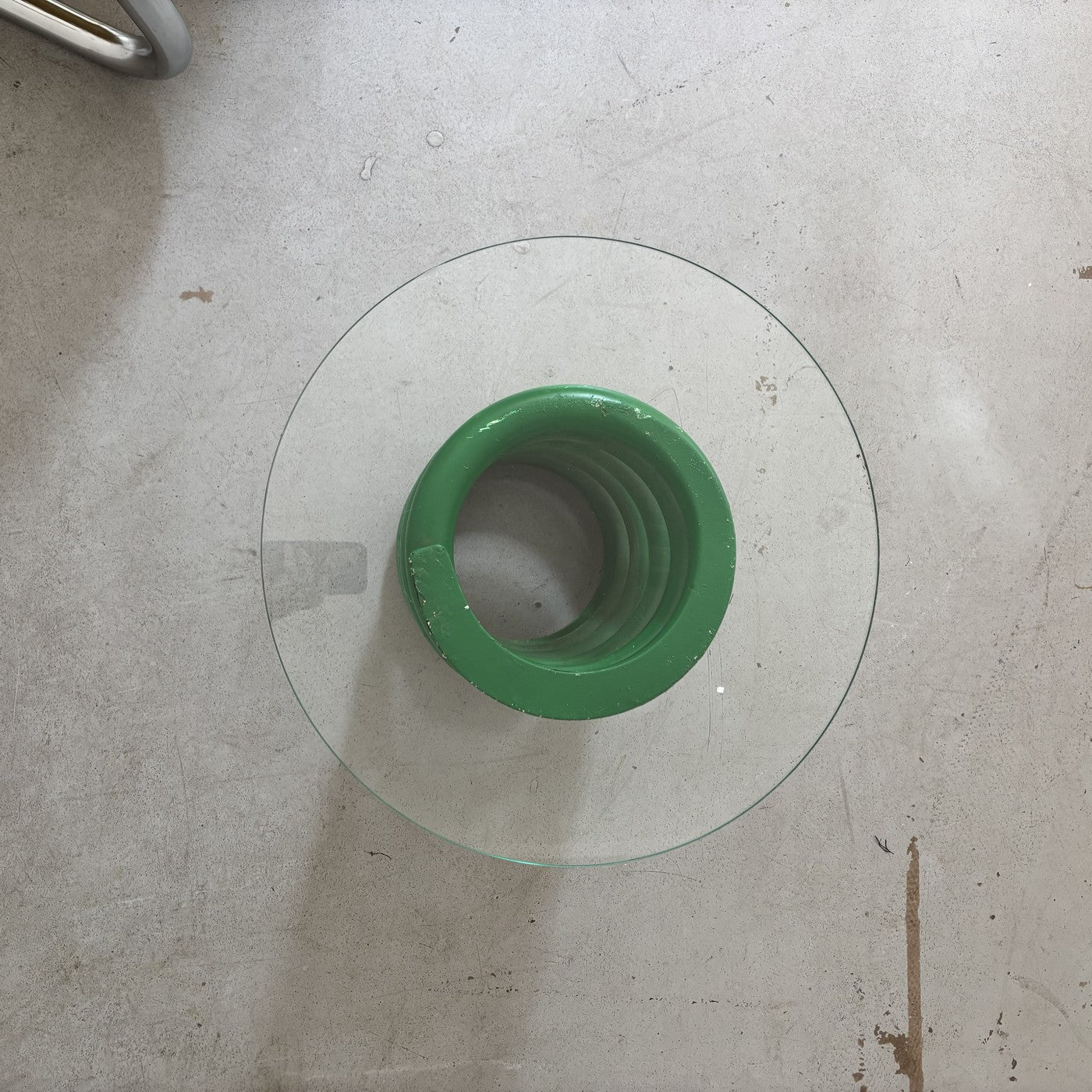 Mesa Auxiliar Space Age Verde