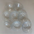 Set of 8 Glass Small Bowls