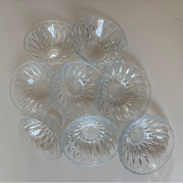 Ensemble De 8 Coupelles En Verre
