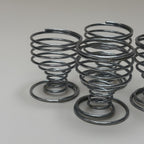 Set De 4 Hueveras De Acero Inoxidable