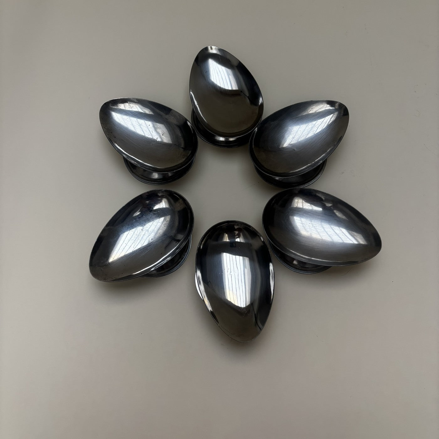 Set of 6 Stainless Steel Bowls